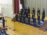 文化祭１０　２Ａ合唱